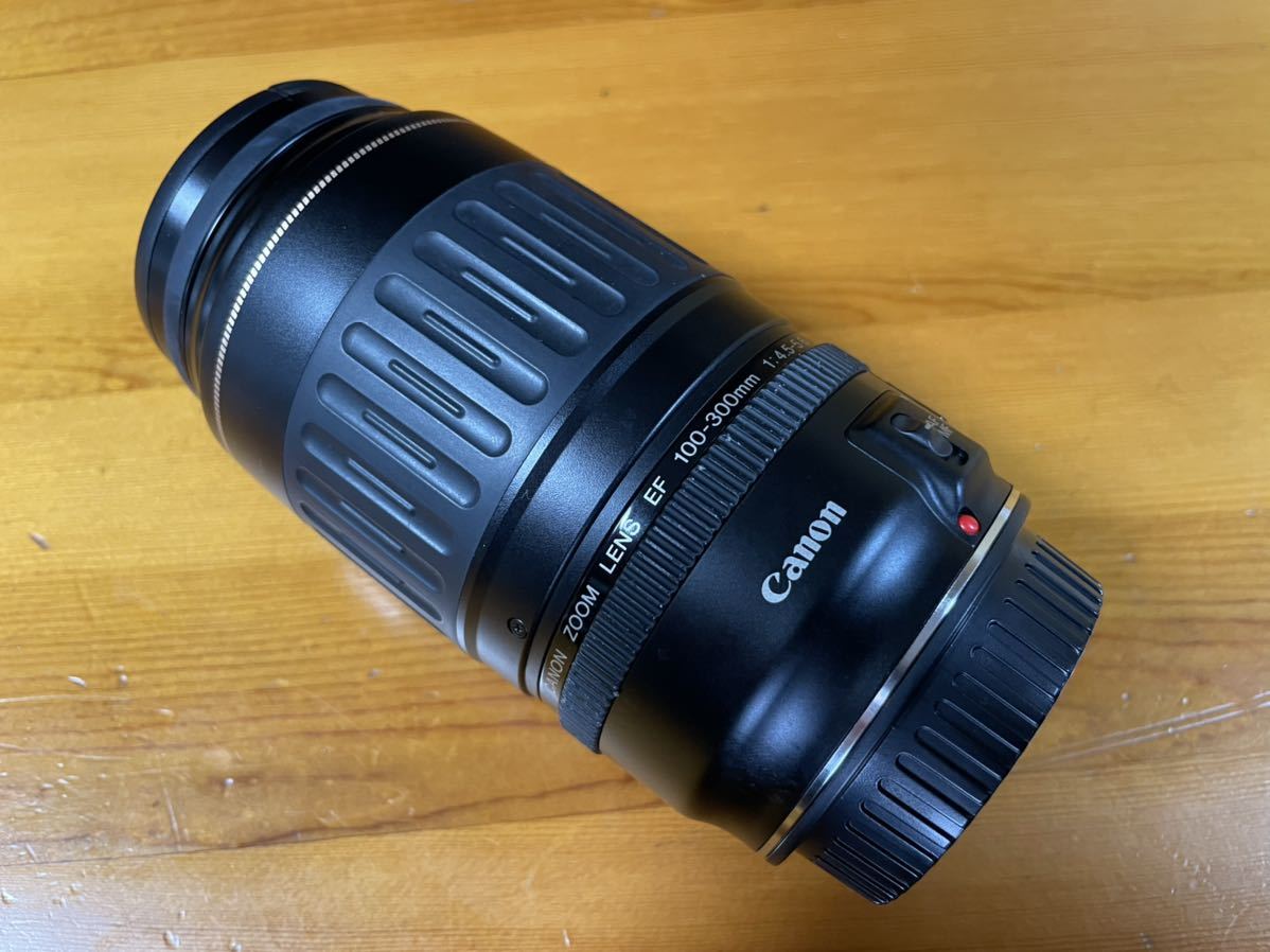 ジャンク 中古☆★☆EOS55 Canon キャノン 一眼レフカメラ フィルムカメラ 本体 レンズ EF 28-105mm 100-300mm ZOOM LENS☆★☆送料込