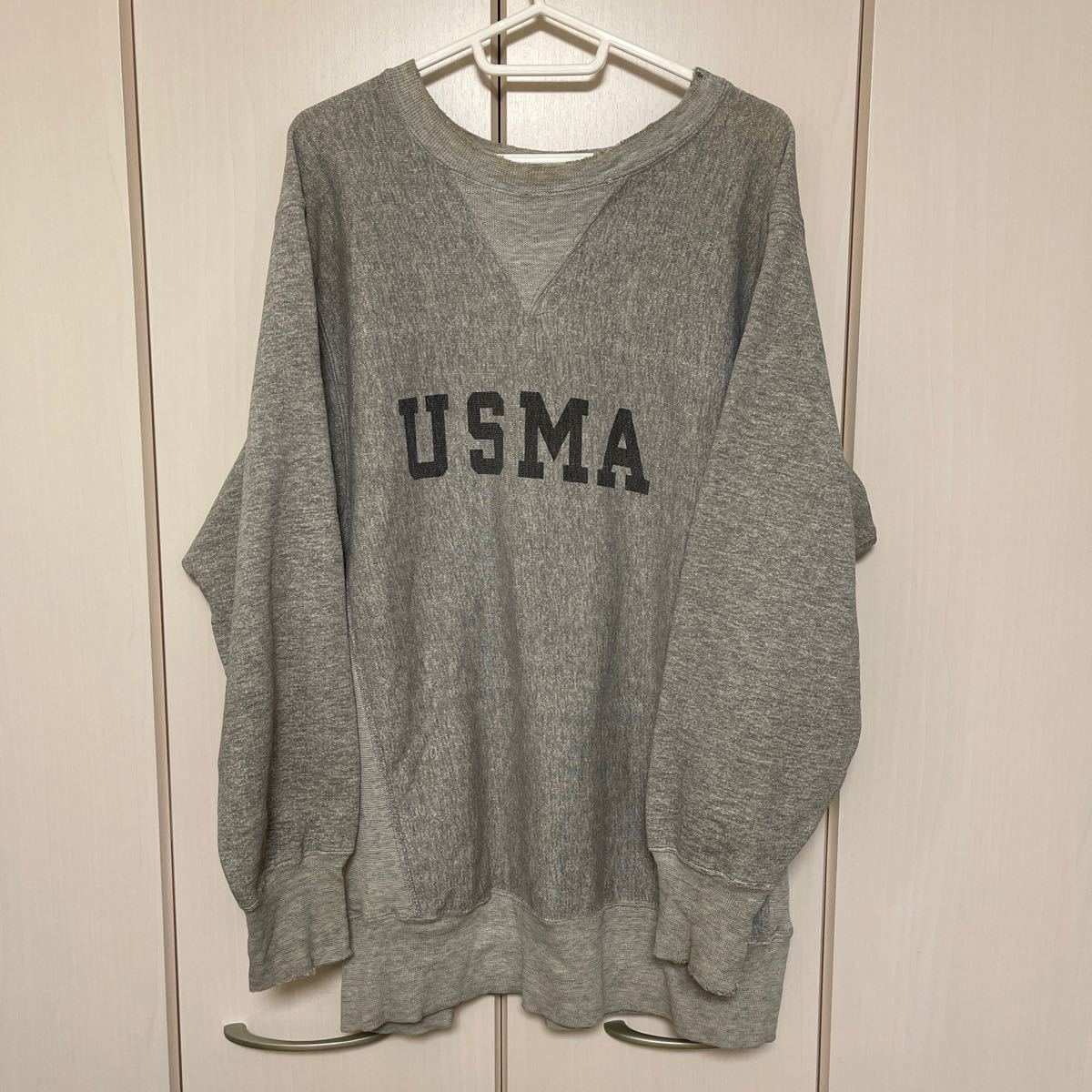 チャンピオン リバースウィーブ USMA USA製 スウェット トレーナー