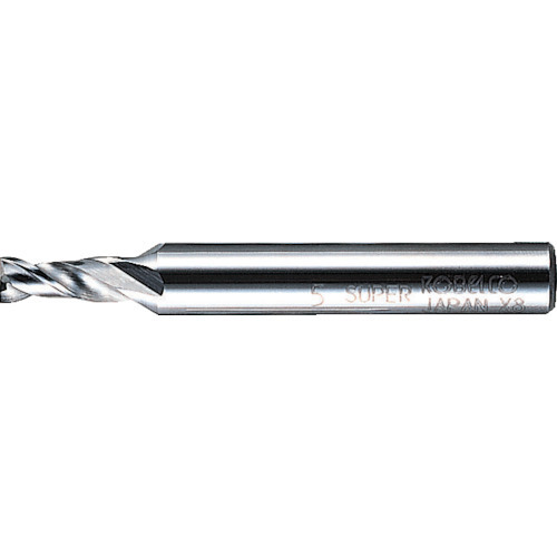 三菱K 2枚刃アルミ加工用 ハイスKHAスーパースクエアエンドミルショット刃長 S 6mm S2SDAD0600(ハンドツール、大工道具