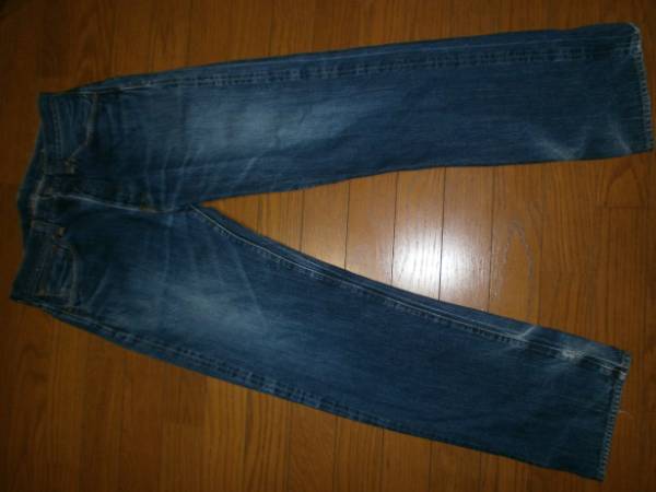 激烈 LEVI'S リーバイス 501 37501 BIGE 赤耳 W33 復刻 濃い バックベルト 日本製の画像1