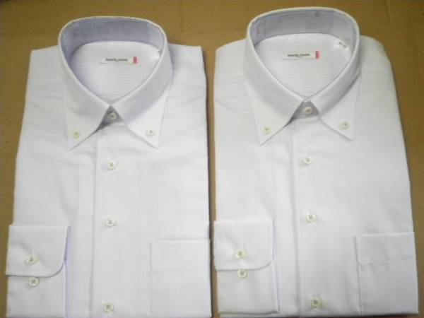 マリクレールmarie claire*サイズ S 37-78*２枚組/高級Yシャツ 形態安定加工_画像1