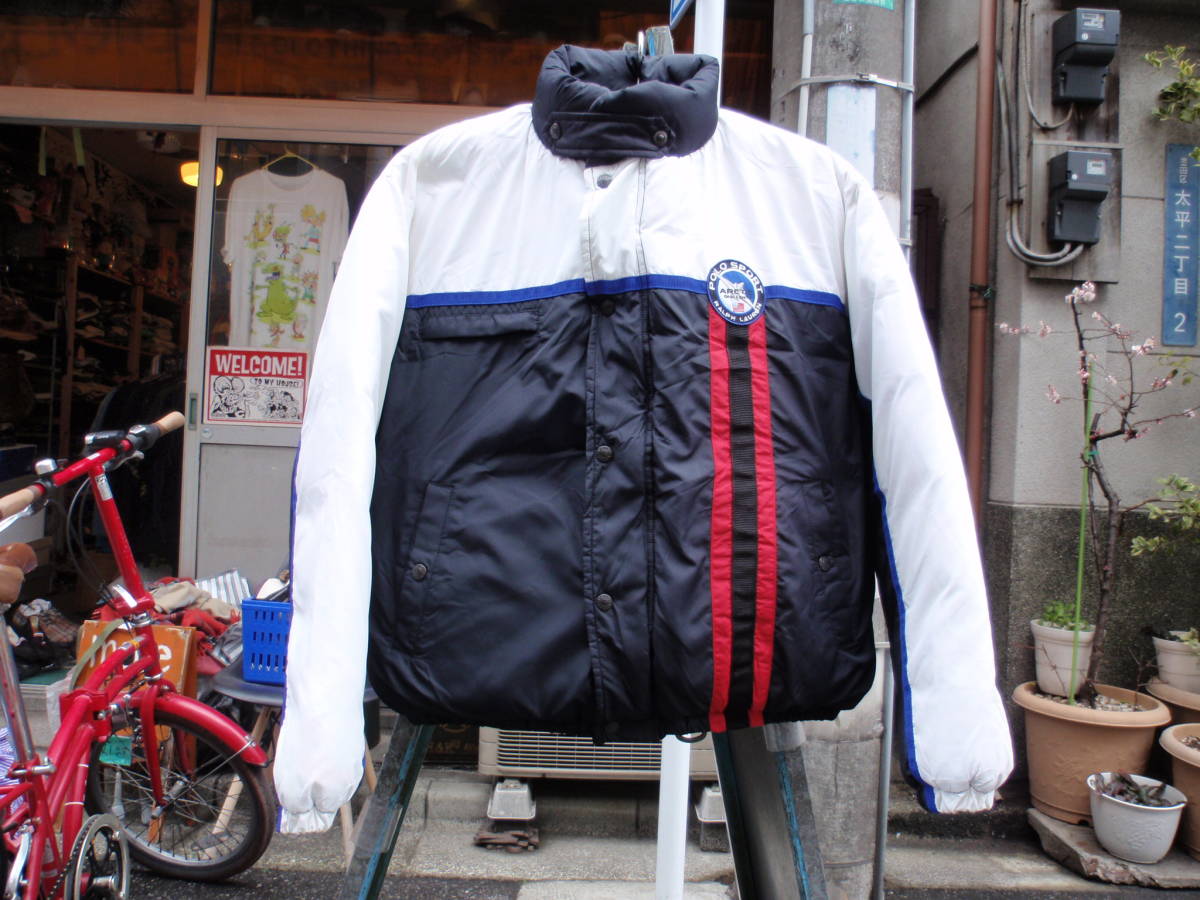 POLO SPORT 650Fill ラルフローレン ダウンジャケット ホワイト 侵攻