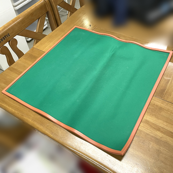  mah-jong mat MJ-MAT 690×690mm made in Japan cloth-covered rubber 