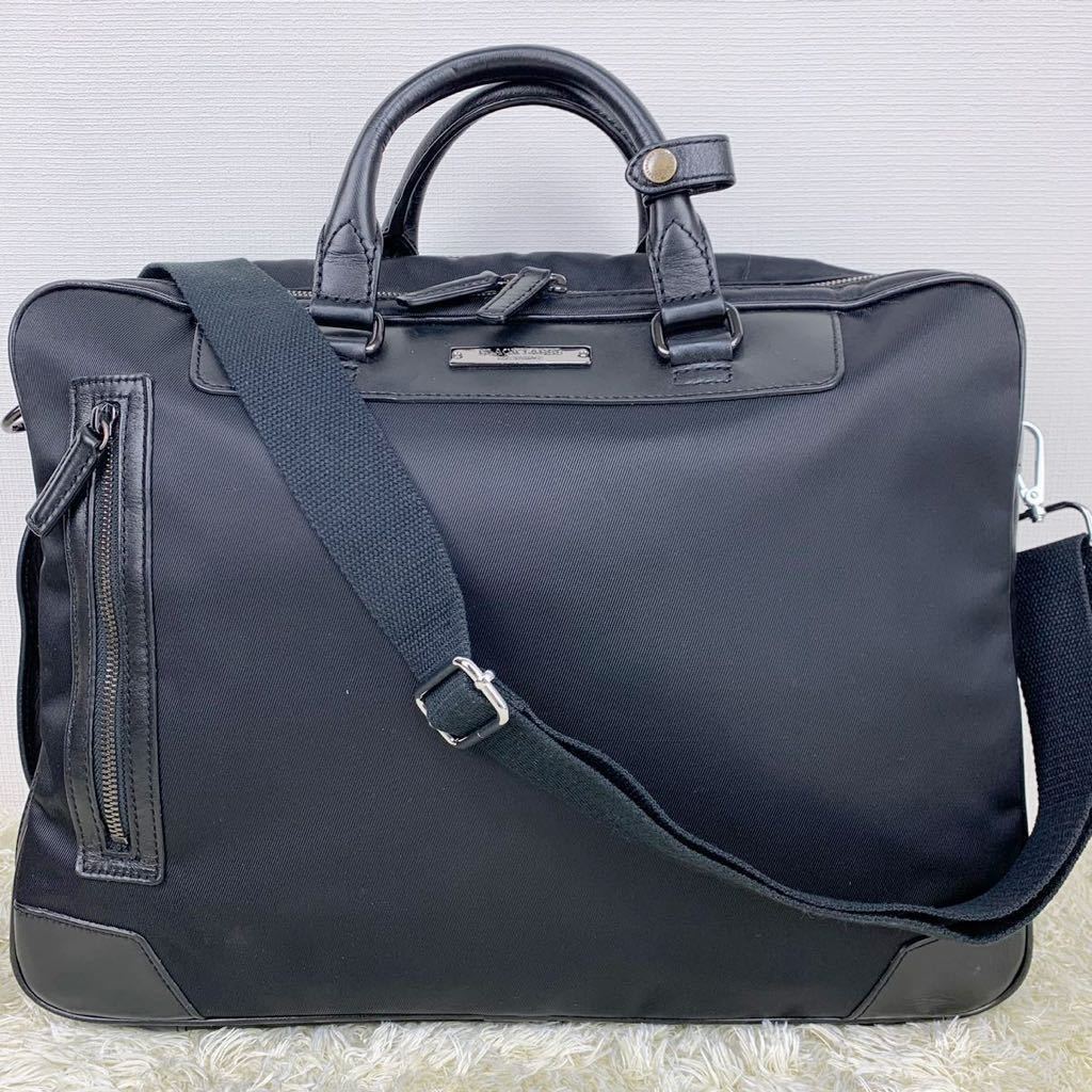 経典ブランド BLACK LABEL CRESTBRIDGE ビジネスバッグ黒 - ビジネスバッグ