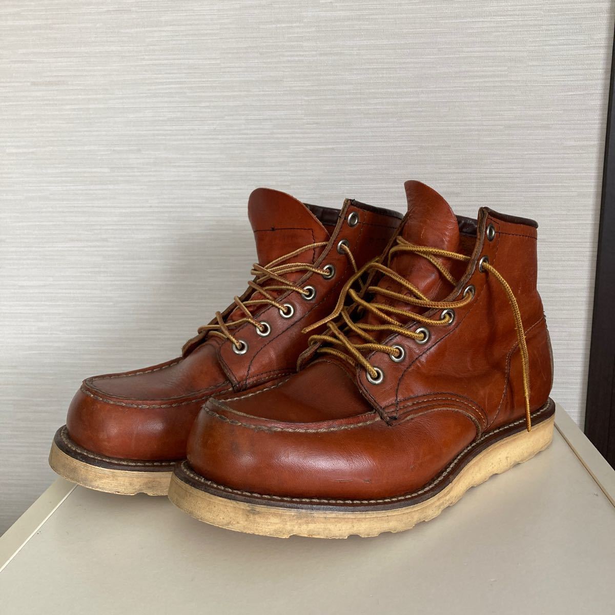 アイリッシュセッター 白四角犬タグ　レッドウイング　REDWING　80s US:6E