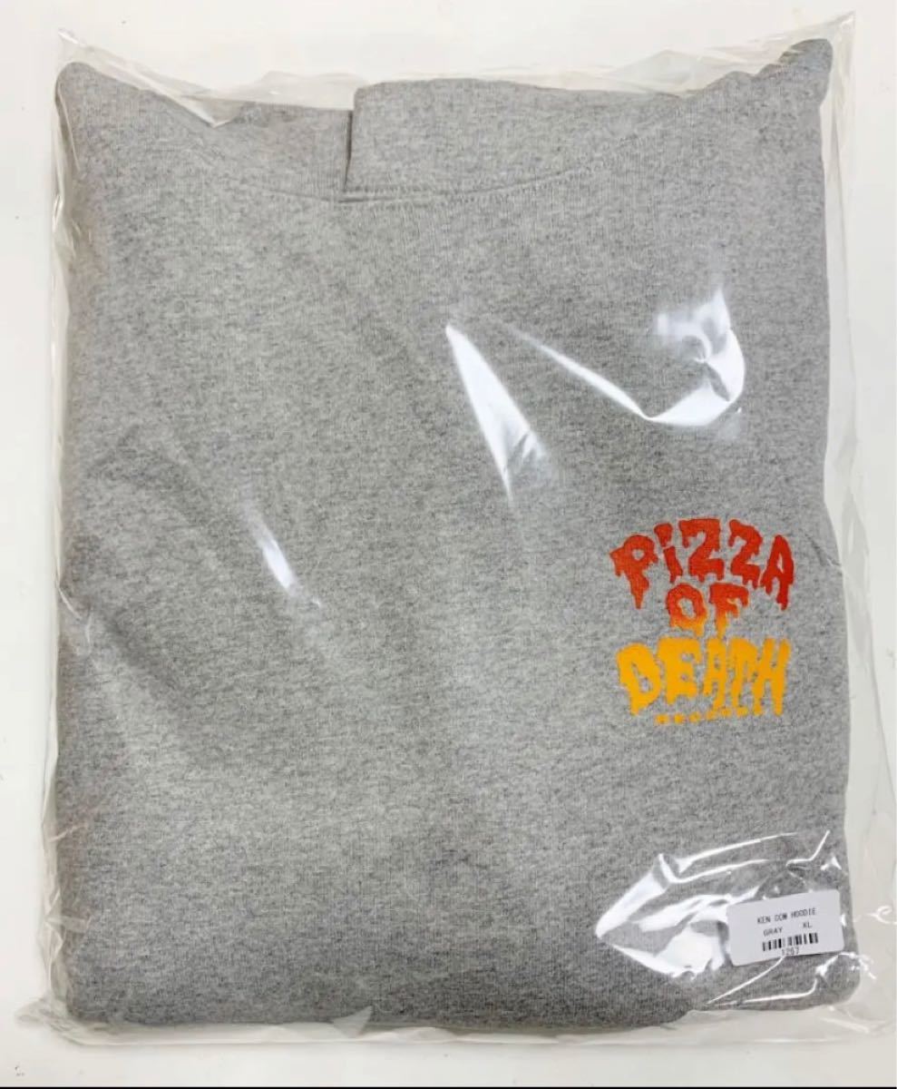 公式】 Ken Yokoyama XL HOODIE CCM KEN death of パーカー pizza 