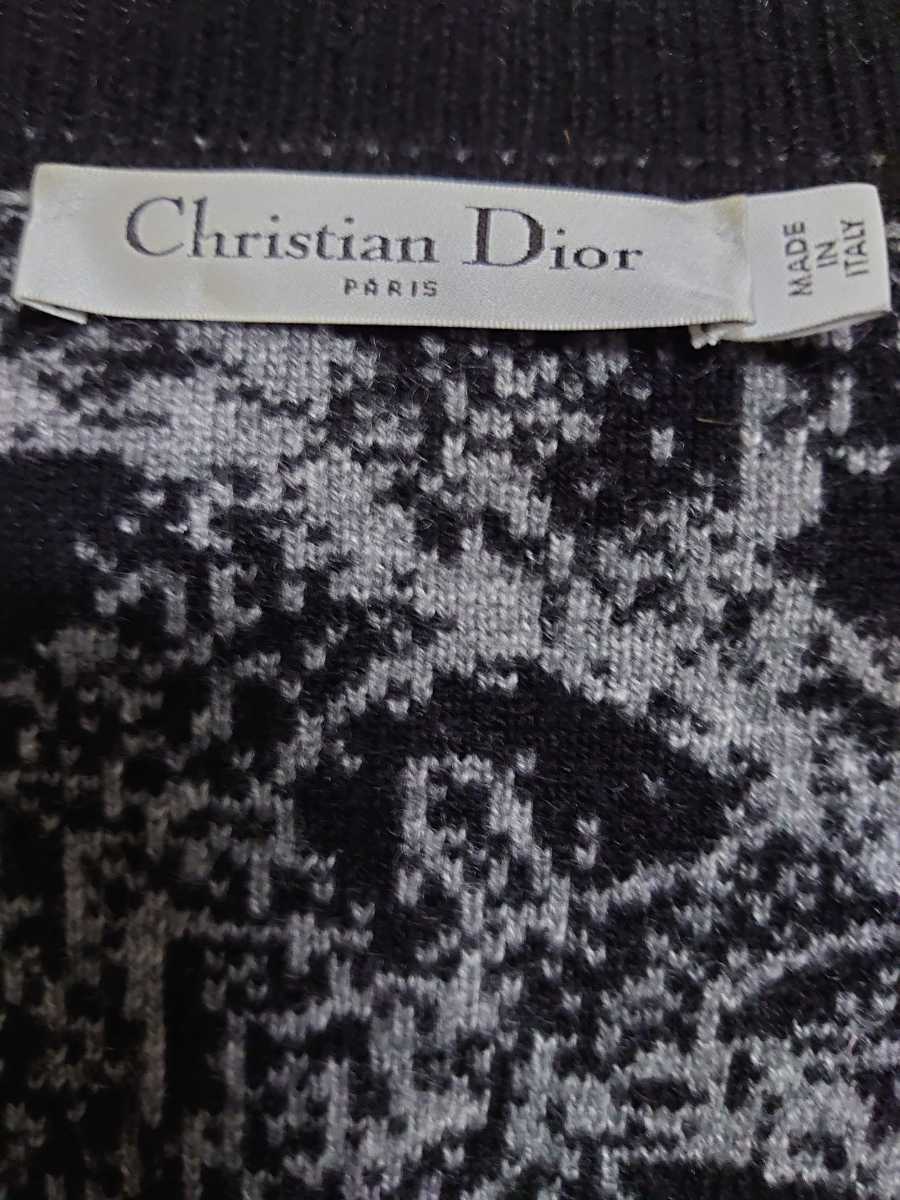 Christian Dior 2019 トワルドゥジュイ テクニカル カシミア セーター 