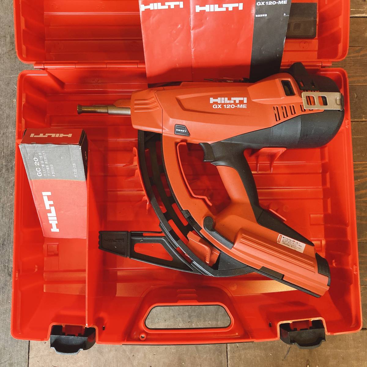 低価得価】 ヤフオク! - HILTI ヒルティ GX120 ガス式 釘打ち機 ガス銃