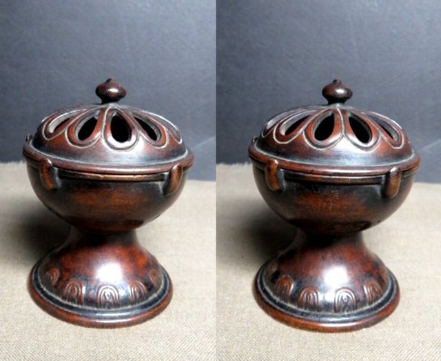 国産正規品 ヤフオク! - 現物保障 蓋置き・ホヤ香炉形・釜師浄親共箱(堀... お得即納
