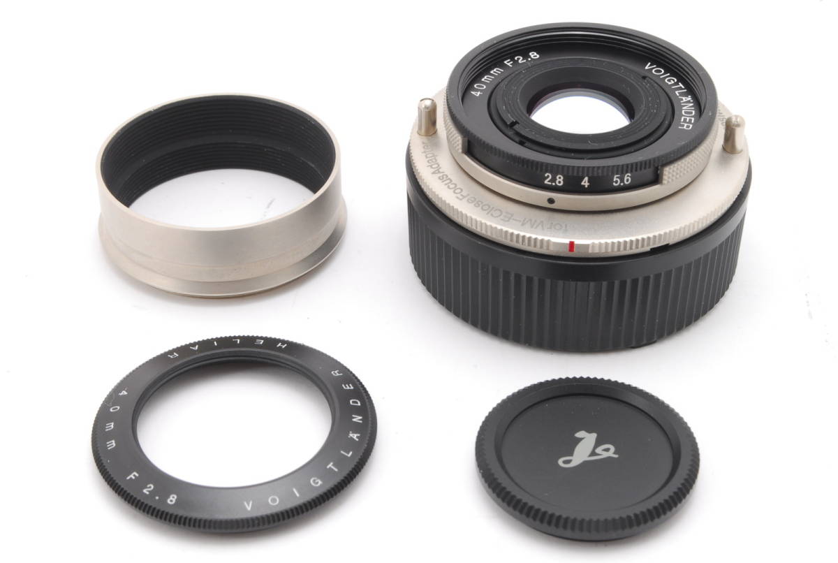 ■新品級■ フォクトレンダー VoightLander HELIAR 40mm F2.8 沈胴 for VM-E Close Focus Adapter #M02754M04679_画像8