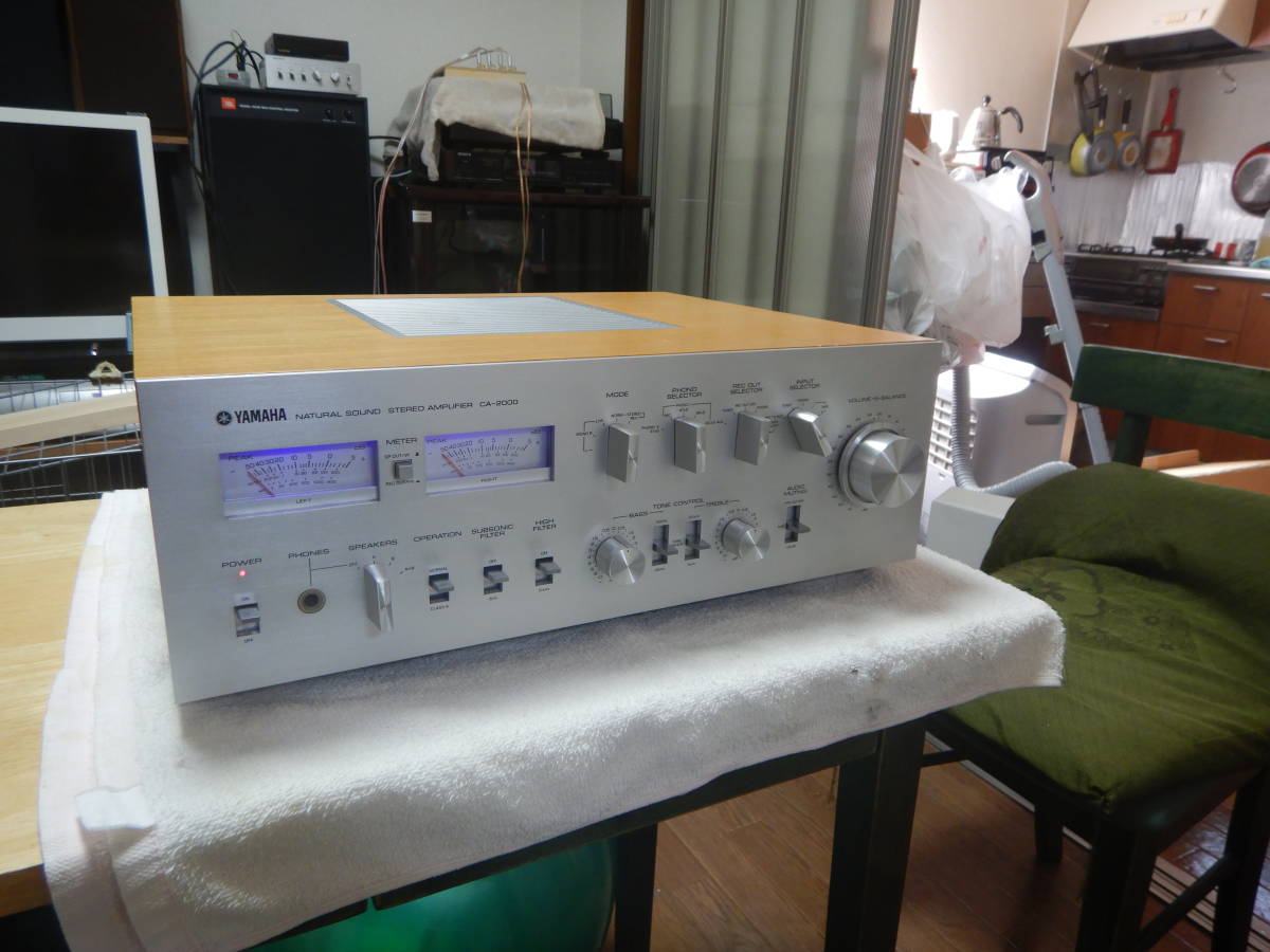 YAMAHA ヤマハ プリメインアンプ CA-2000修理・整備2台目 YAMAHA ヤマハ プリメインアンプ CA-2000修理・整備2台目