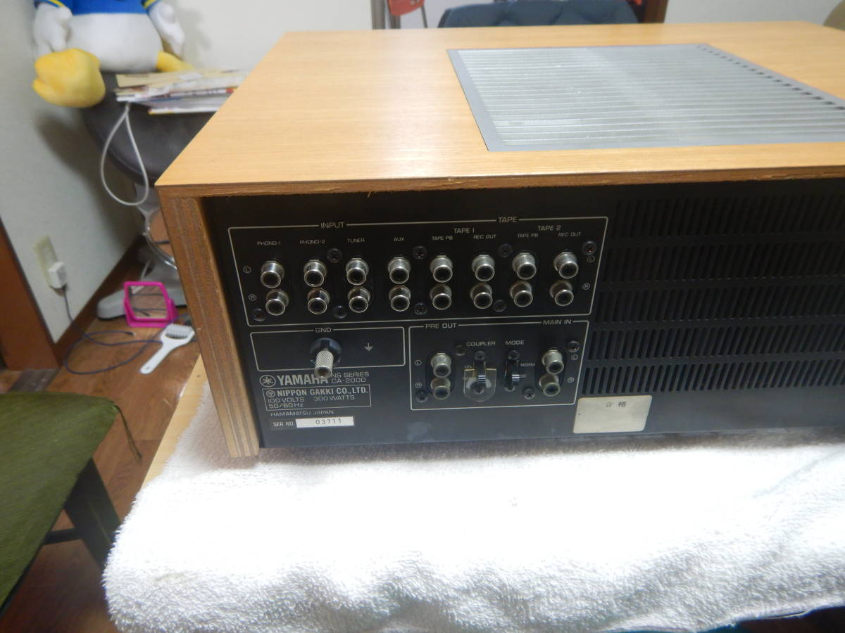 YAMAHA ヤマハ プリメインアンプ CA-2000修理・整備2台目 YAMAHA ヤマハ プリメインアンプ CA-2000修理・整備2台目