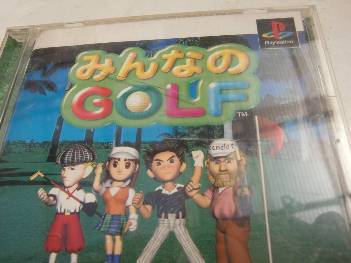 PS　 みんなのGOLF 　動作確認済み　同梱可能_画像4