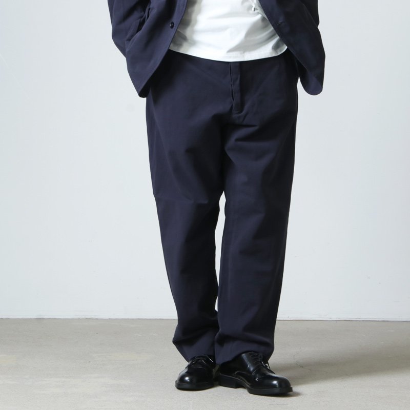 高質で安価 comoli 製品染バックストラップパンツ aid-umeda.com