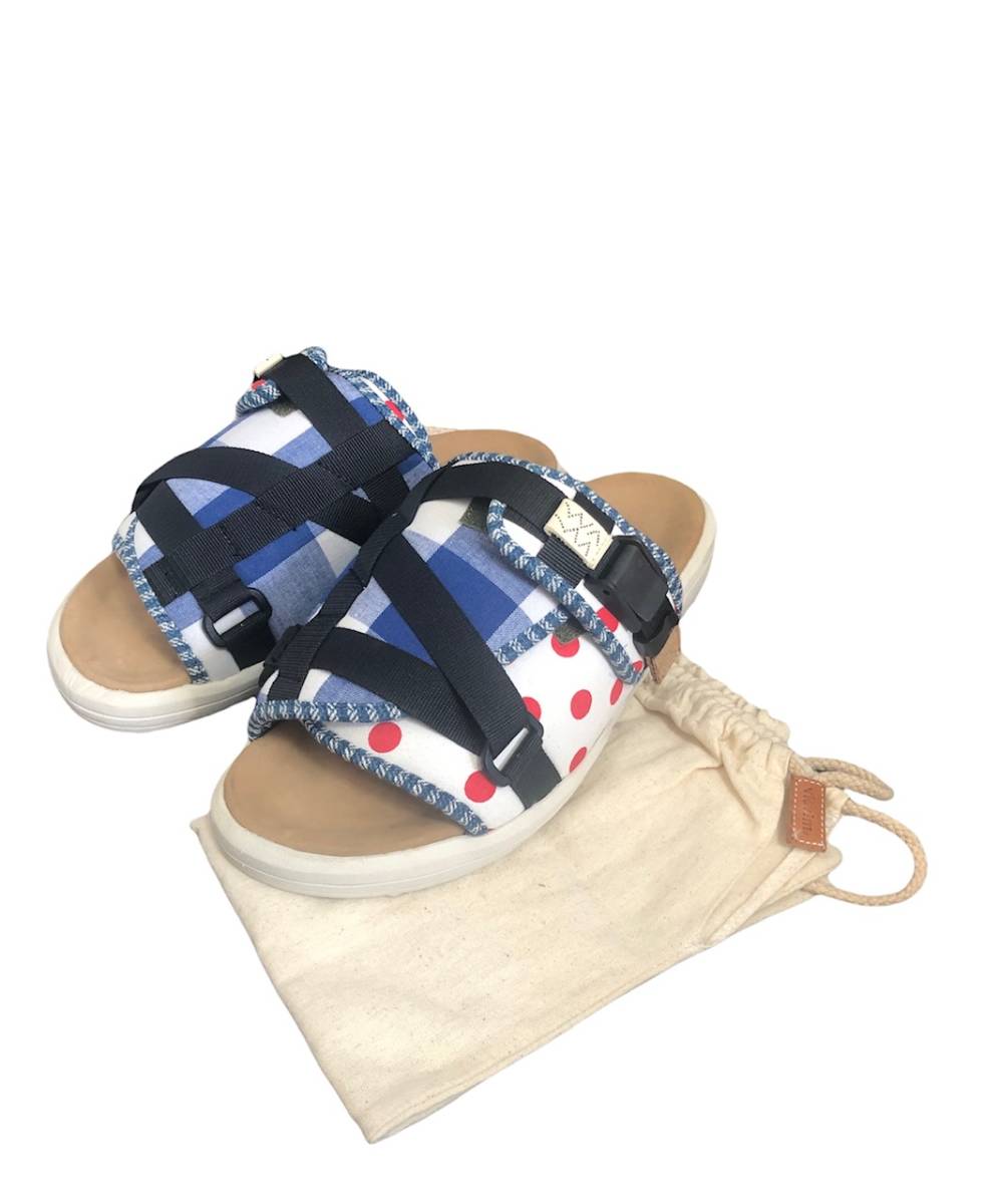 VISVIM ビズビム ヴィズヴィム サンダル 靴 S 希少 Yahoo!オークション - 名作 希少 visvim christo collage ドット