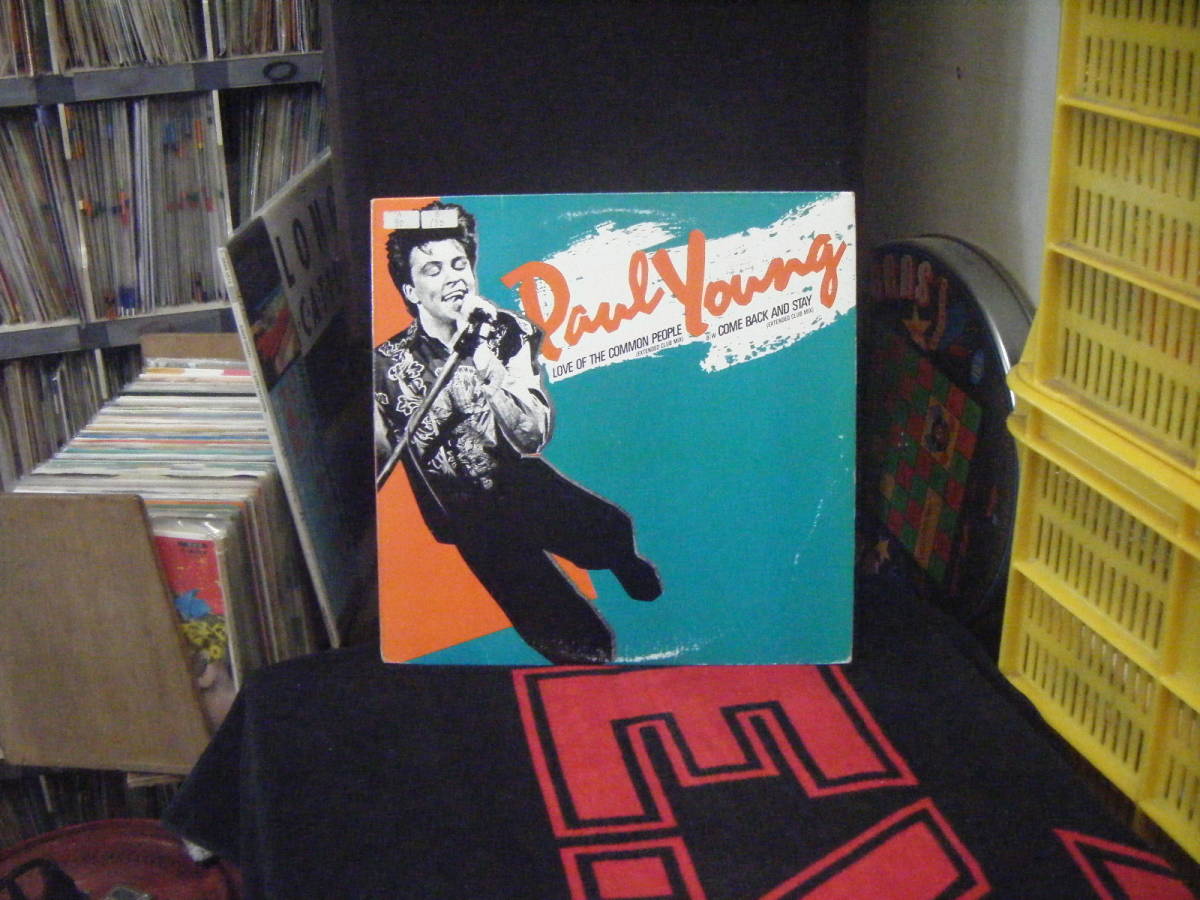 SJ-7　PAUL YOUNG　/　LOVE OF　THE COMMON　PEOPLE　b/w：　COME BACK AND STAY（US　12inch）　_画像1