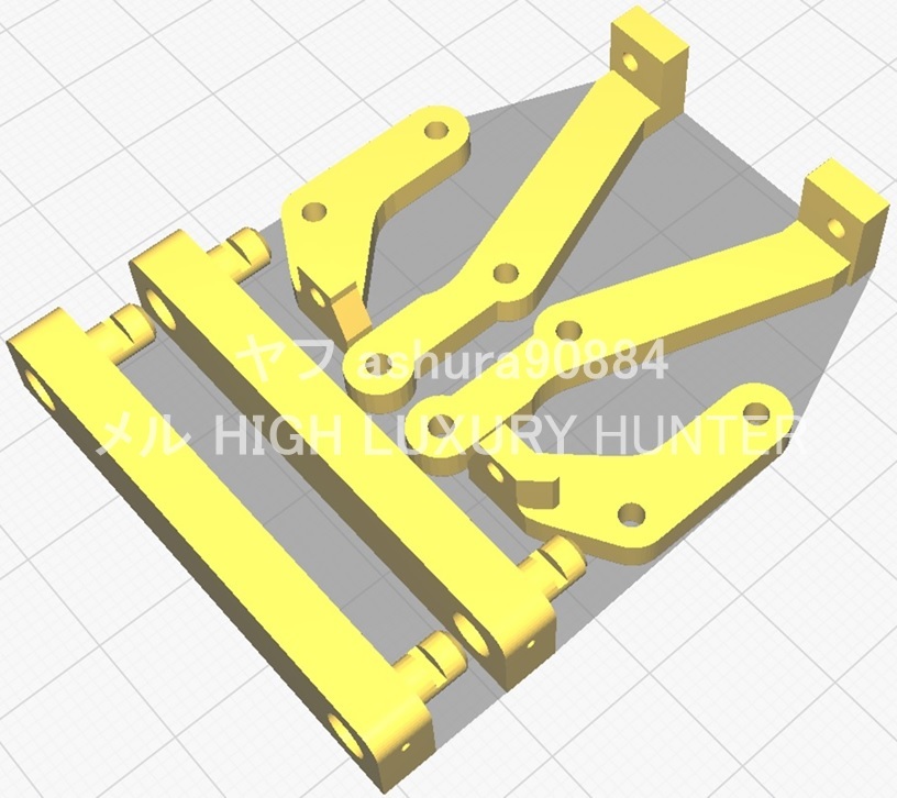3DプリンタPLA+ ミニッツ 4×4 4ランナー用 ボディ5mmリフトアップ 京商 Kyosho Mini Z 4x4 4RUNNER ハイラックス（送料込み）