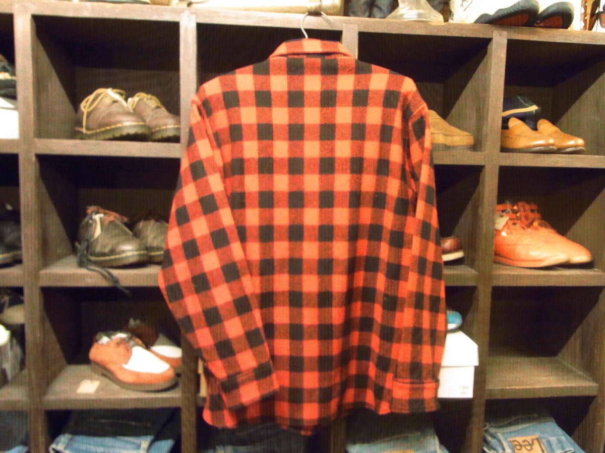 80'S MADE IN USA L.L.BEAN MAINE GUIDE SHIRT SIZE 15 15.5 アメリカ製 エルエルビーン メイン ガイド シャツ ウール チェック_画像2