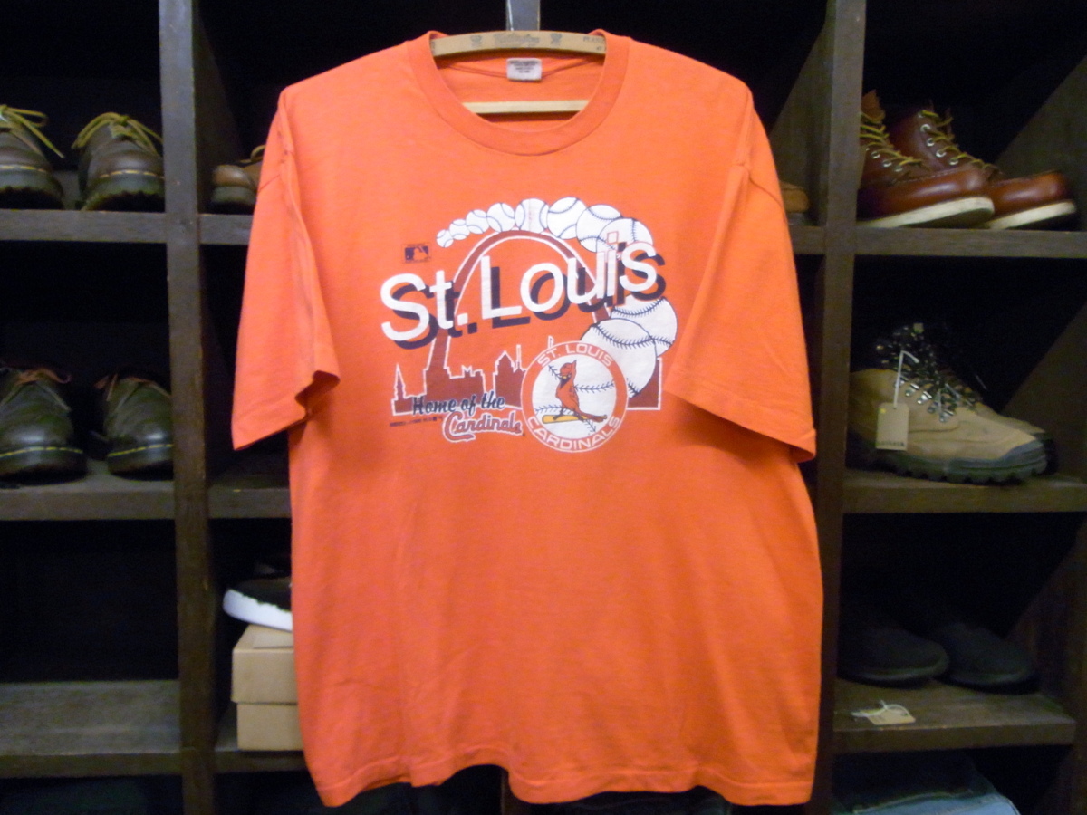 ビッグサイズ 80'S MADE IN USA ST. LOUIS CARDINALS T-SHIRT SIZE XL アメリカ製 セントルイス カージナルス Tシャツ 半袖 MLB_画像1