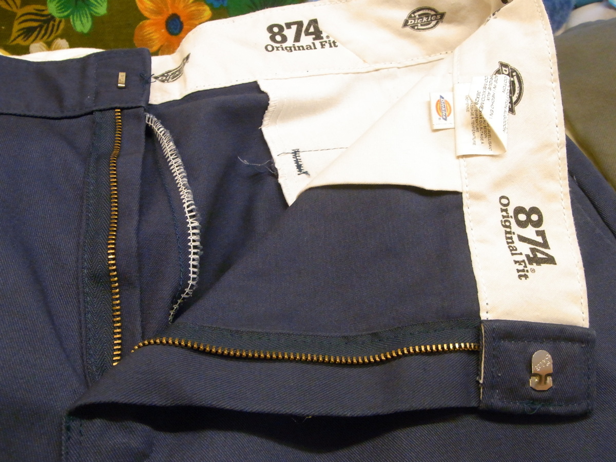 ビッグサイズ DICKEIS #874 CUT OFF SHORTS NAVY SIZE 36 ディッキーズ カットオフ ショーツ ネイビー_画像3