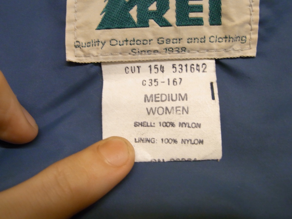 80'S REI MOUNTAIN PARKER GORE-TEX SIZE M ヴィンテージ レイ マウンテンパーカー ゴアテックス アールイーアイ_画像5