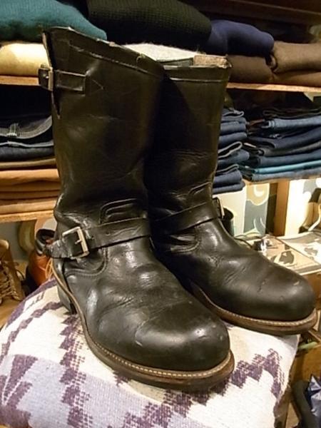 80'S アメリカ製 CHIPPEWA PT83 黒タグ スチールトゥ エンジニアブーツ