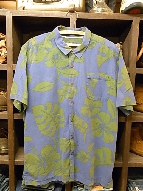 ビッグサイズ QUIK SILVER PATTERNED SHIRT SIZE XXL クイックシルバー 柄 シャツ 半袖 アロハ ハワイアン_画像1