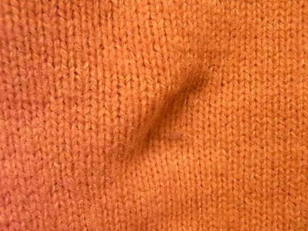 BEAMS wool knitted crew neck sweater SIZE M orange Beams 