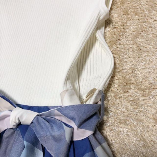 ブルーレーベルクレストブリッジクレストブリッジチェックドッキング ワンピース BLUE LABEL CRESTBRIDGE 春 夏 コーディネート