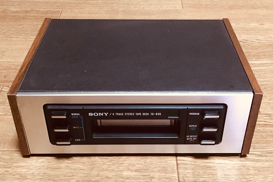 ◇8トラック・デッキ(8トラ)◇8-TRACK SONY TC-820 (再生専用動作良好