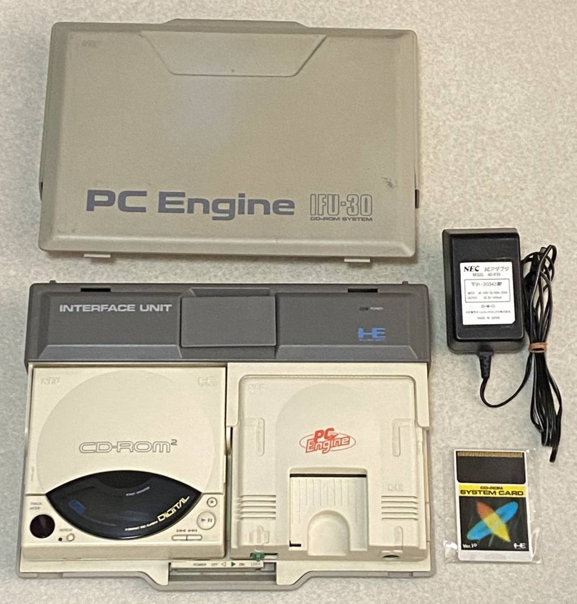 NEC PCエンジン PI-TG001 CD-ROM2 CDR-30A インターフェイスユニット