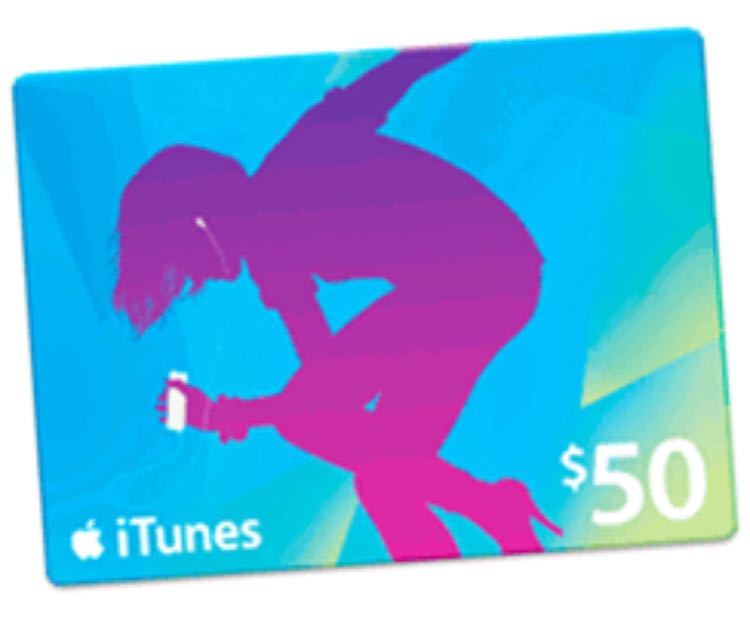 ・iTunes card ギフトカード $50ドル 北米 USA_画像1
