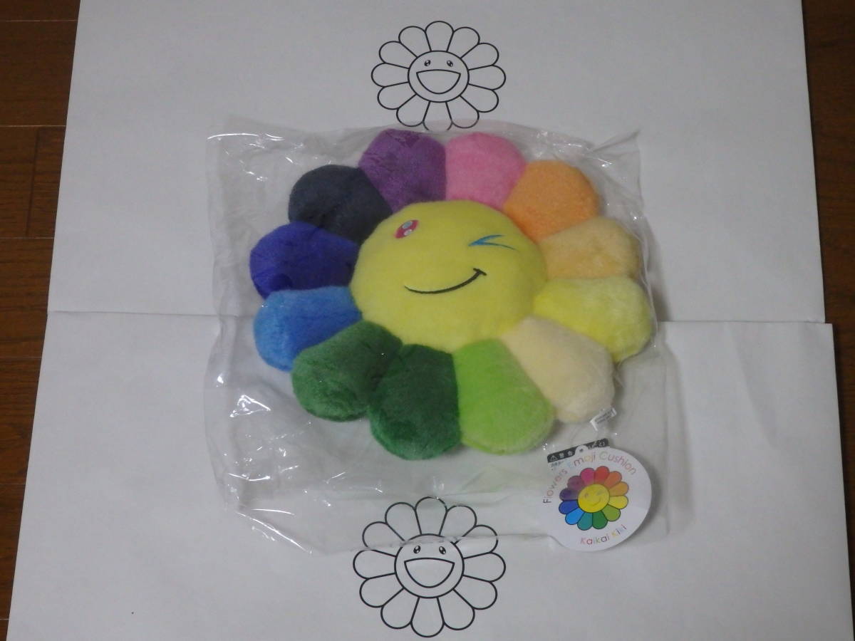 即決♪新品♪村上隆 お花 カイカイキキ レインボー 絵文字 フラワー