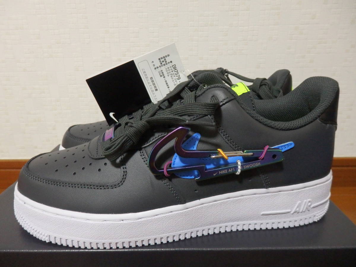 即決 レア！限定 新品 NIKE ナイキスニーカー AIR FORCE 1 '07 PRM エアフォース１ プレミアム カラビナ スウッシュ 27.5cm 25周年 40周年_画像1