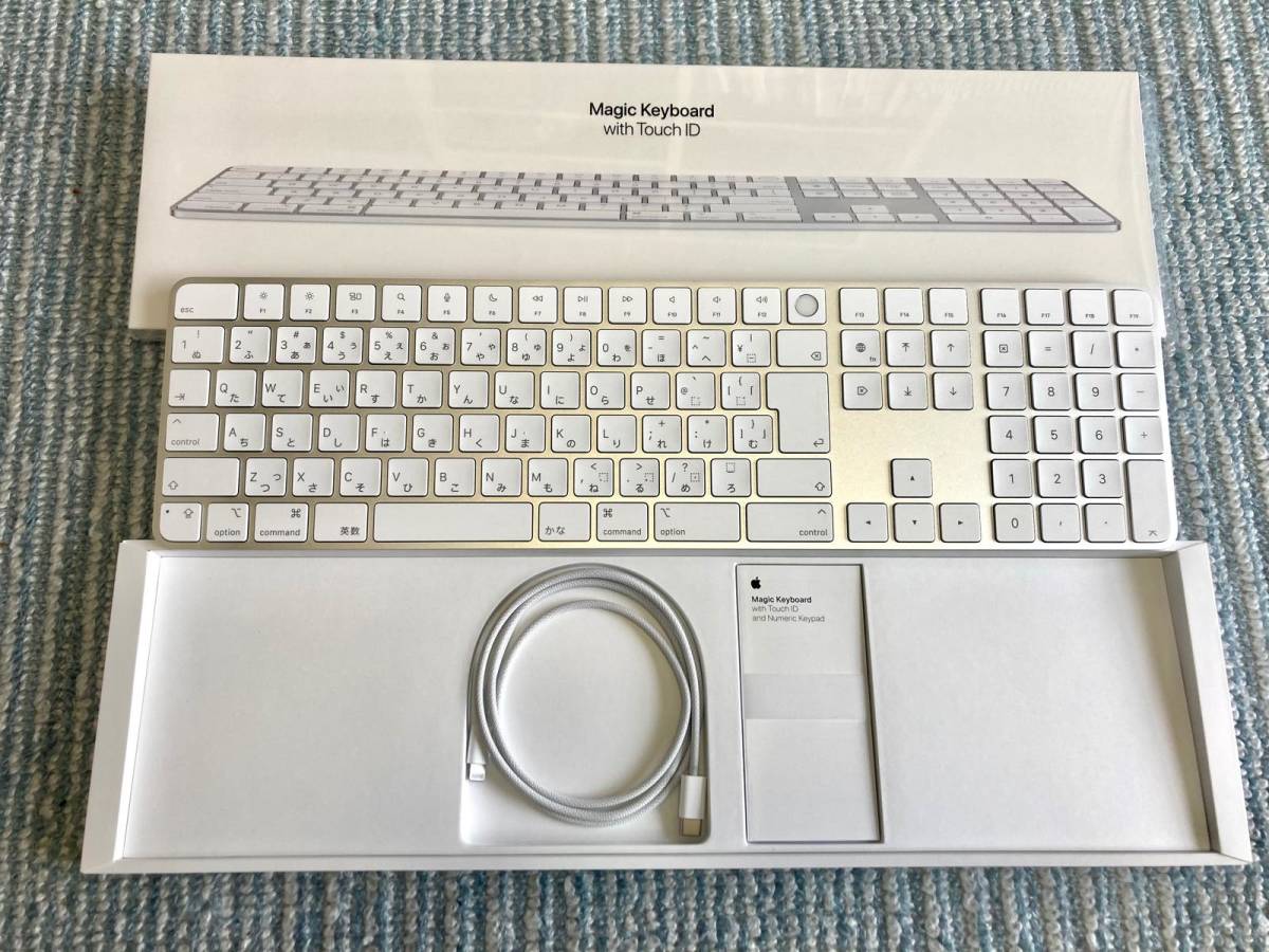 Apple Touch ID搭載 Magic Keyboard（テンキー付き） 日本語 JIS配列 MK2C3J/A 【数日間使用】 