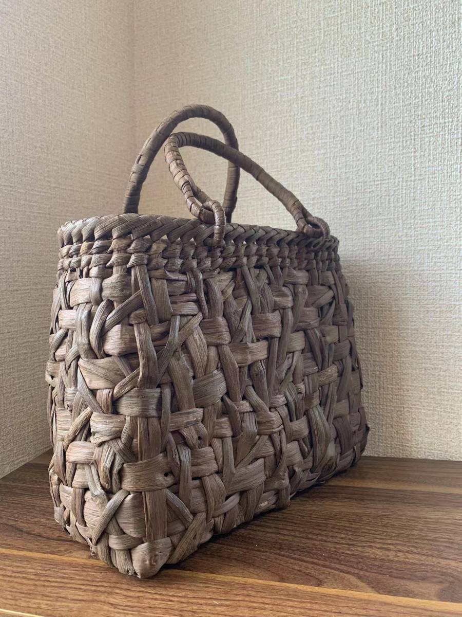 国産山葡萄 手作り かごバッグ 乱れ編み5 | noonanwaste.com