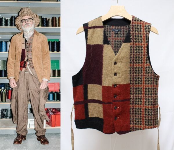 18AW Engineered Garments エンジニアードガーメンツ Knit Vest Gun