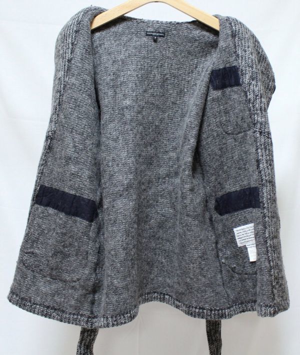16AW Engineered Garments エンジニアードガーメンツ Shawl Collar Knit Jacket Sweater Knit ショールカラー ニット ジャケット S_画像3