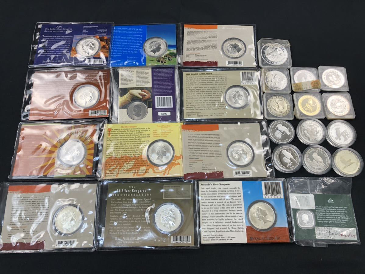 1000円〜大量 海外銀貨 1ドル 1オンス シルバーコイン 総重量5kg以上