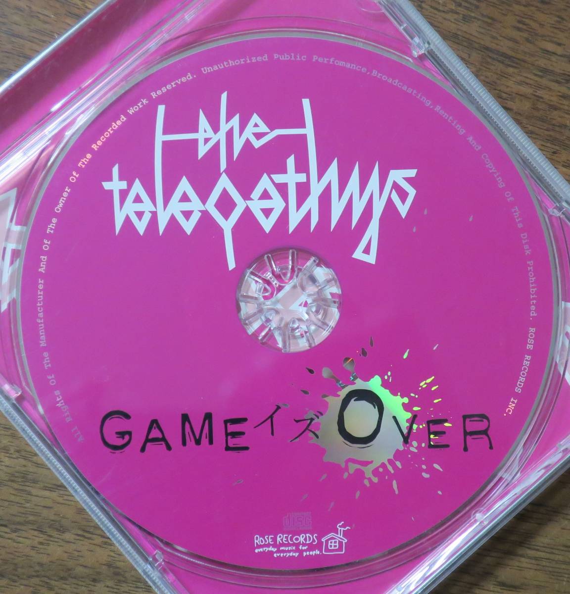 CD坂本祐一郎THE TELEPATHYS江口直樹ザ・テレパシーズ幸田将司GAMEイズOVERサカモトユウイチロウSEVENTEEN/VIBRATION POP[検]ROSE19SYAS_画像5