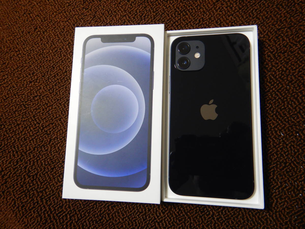 全国送料無料】 新品未使用 Apple iPhone 12 64GB Black ブラック 3/5