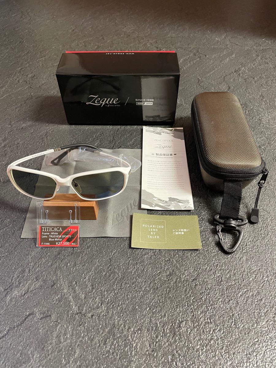 買い物 偏光グラス Zeque by ZEAL OPTICS TITICACA チチカカ ホワイト