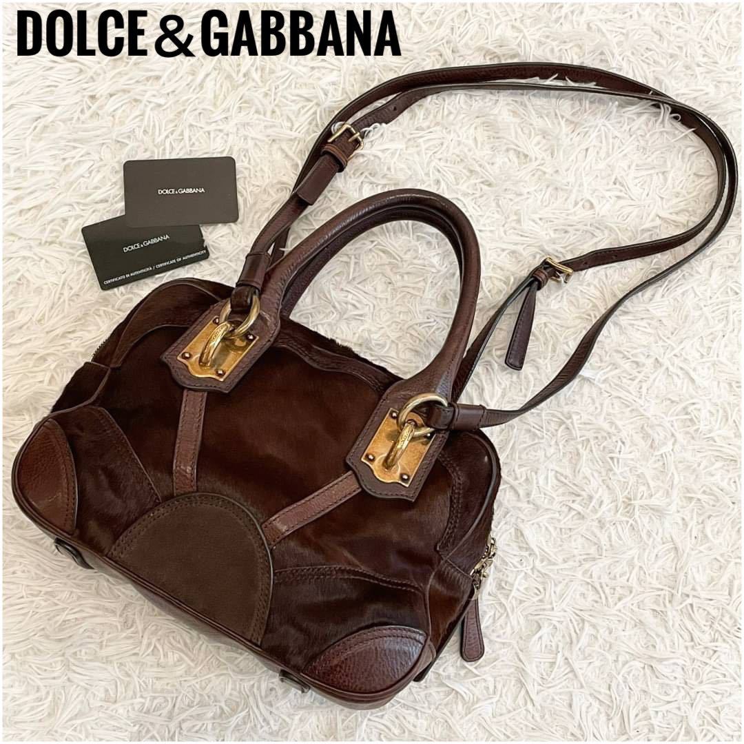 HOT大得価 DOLCE&GABBANA - DOLCE&GABBANA 希少革ショルダーバッグの