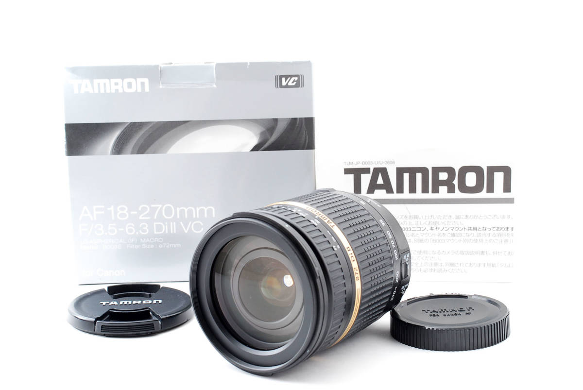 最大89%オフ! TAMRON EFマウント CANON 18-270mm DIⅡ VC