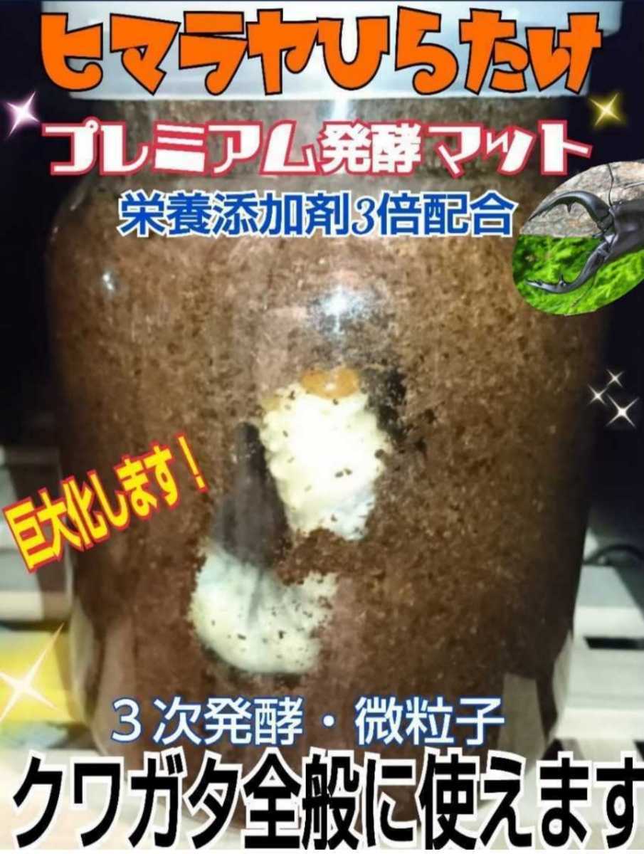 進化した！プレミアム発酵クワガタマット☆ヒマラヤひらたけ菌床を3次発酵！微粒子に！特殊アミノ酸、栄養添加剤を３倍配合！プロ仕様3L袋_画像1