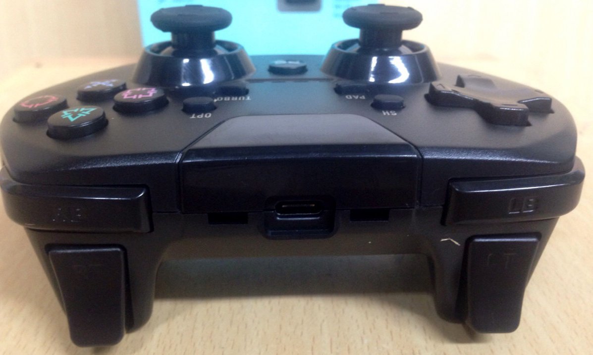 ☆激安!アクラス/A'class PS4/PS3/PC用 シンプルコントローラー ワイヤレスターボ SASP-0619(市価\4,370) WiFi子機付 21年発売/美品NM_画像5