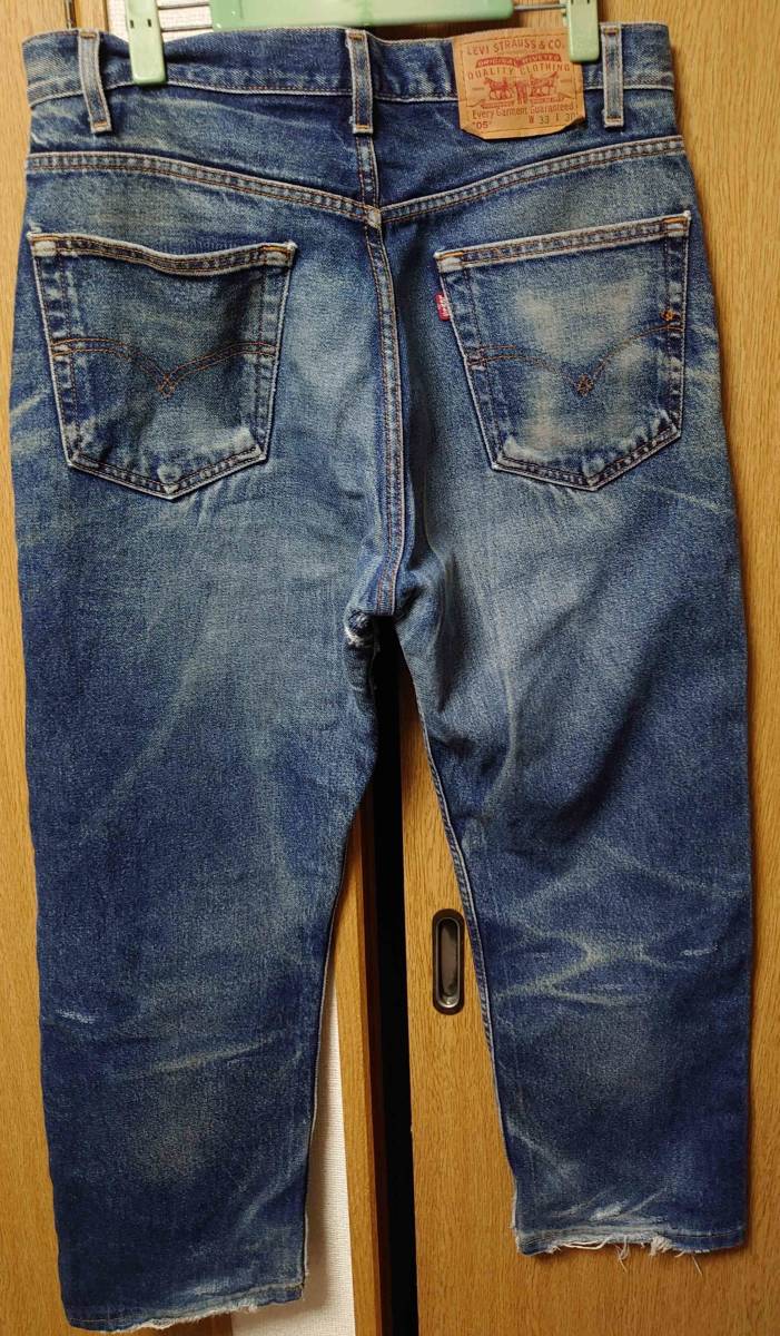 鬼ヒゲ ハチノス LEVI'S 505 レギュラー 雰囲気良 デニム USA製