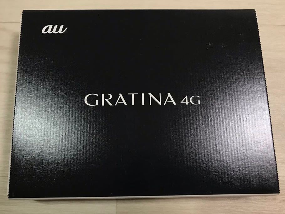 未使用】GRATINA 4G KYF31 BLACK グラティーナ4G ガラホ ブラック