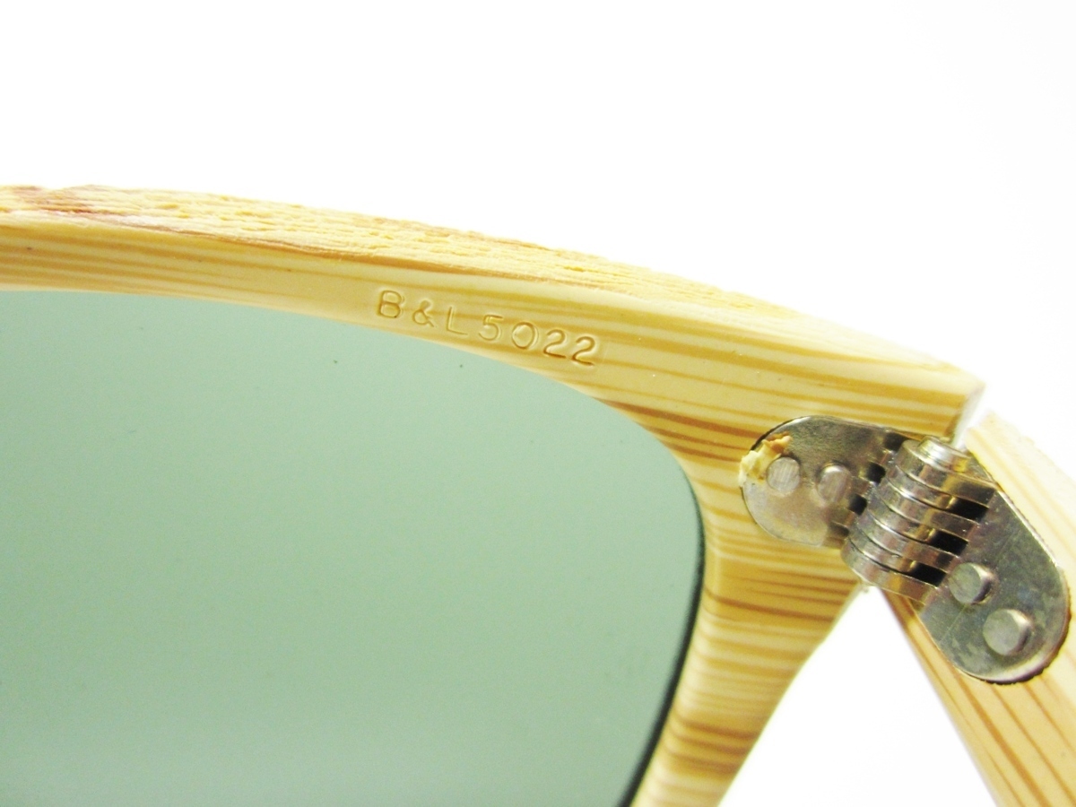 超貴重 未使用 (デッドストック品) B&L RayBan WAYFARER WOOD