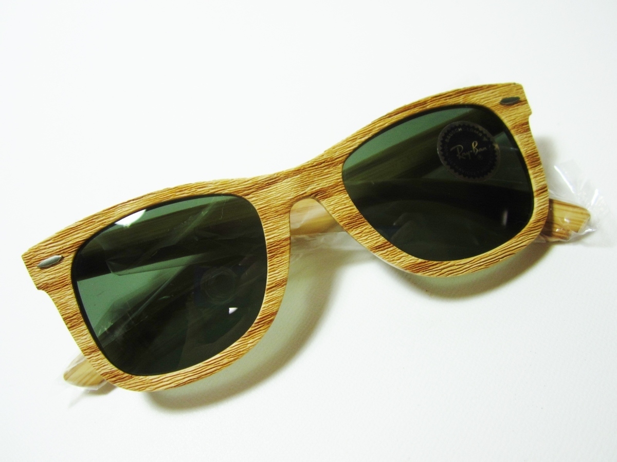 超貴重 未使用 (デッドストック品) B&L RayBan WAYFARER WOOD